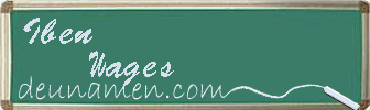 Iben Wages Visitenkarte